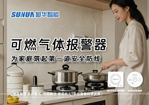 可燃气体报警器，为家庭筑起第一道安全防线！